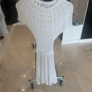 RED Valentino Ivory Knit Dress